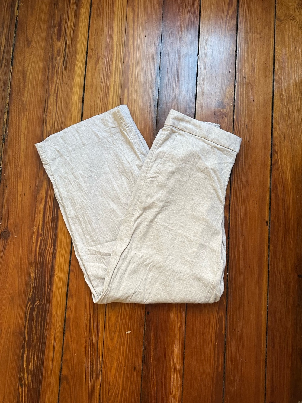 Banana Republic High-Rise Linen Wide Leg Pants
